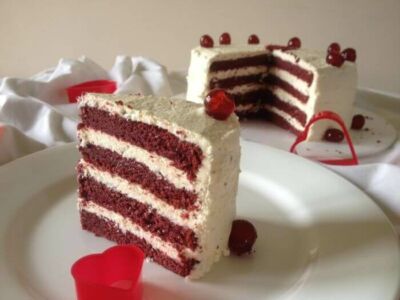 vörös bársony torta